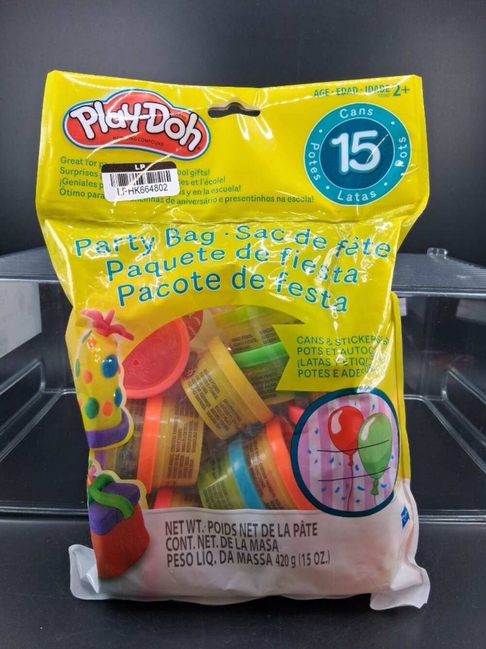 Play-Doh Party Bag With 15 Mini Cans Birthday Favors Ages 2+